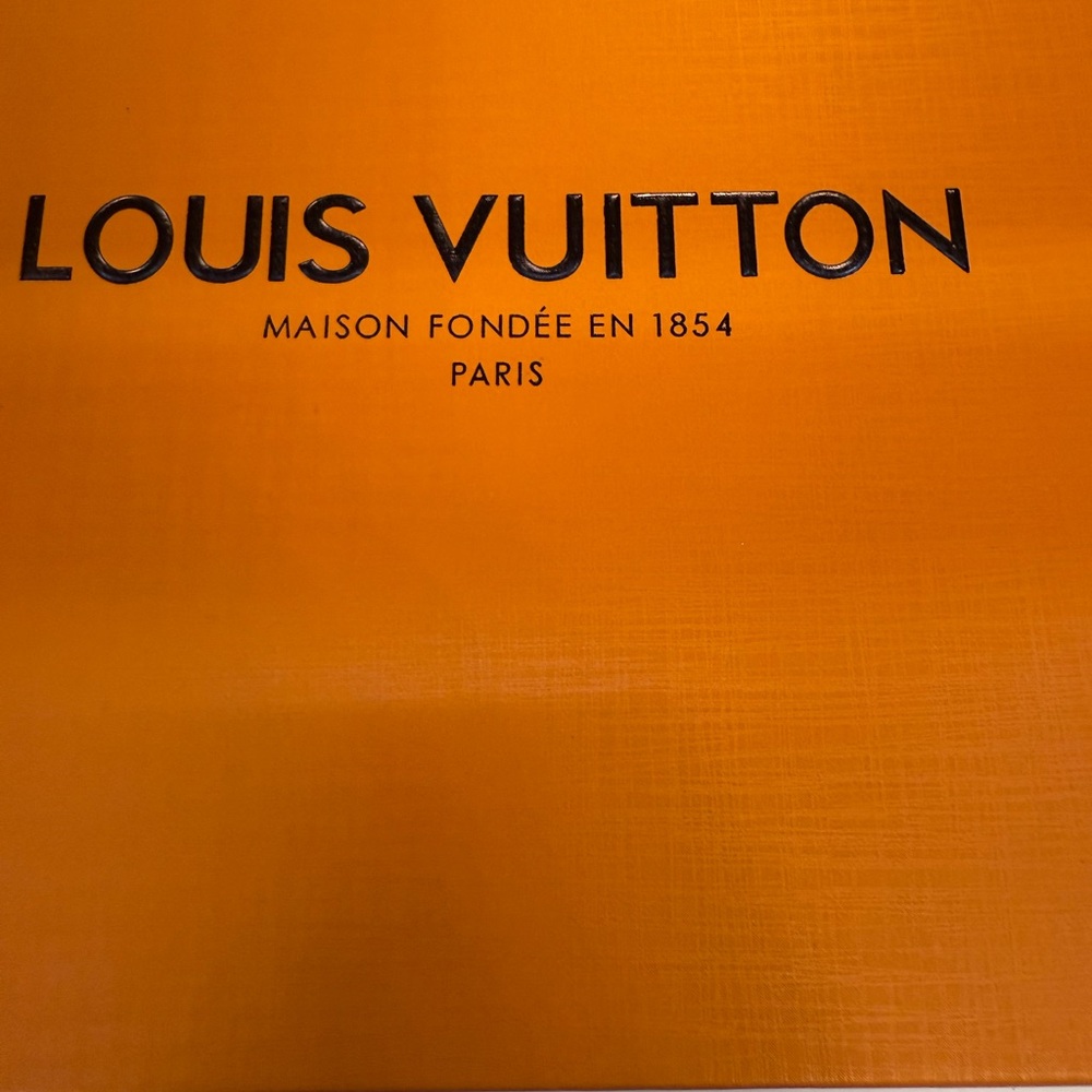 Louis Vuitton Orange Box & Pouch 11 1/2.X 10 1/2 inches - Picture 5 of 6